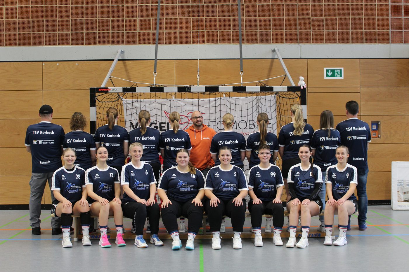 Damenmannschaft des TSV Korbach Handball